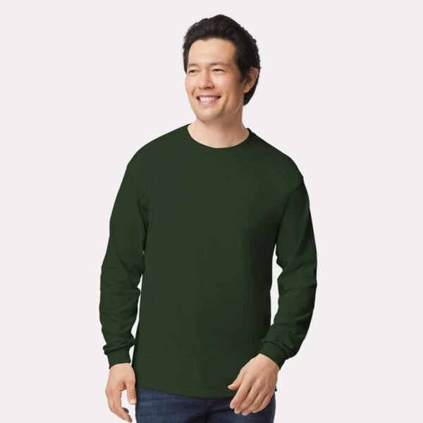 Gildan 2400 Ultra Cotton Long Sleeve — Blank — Forest Green