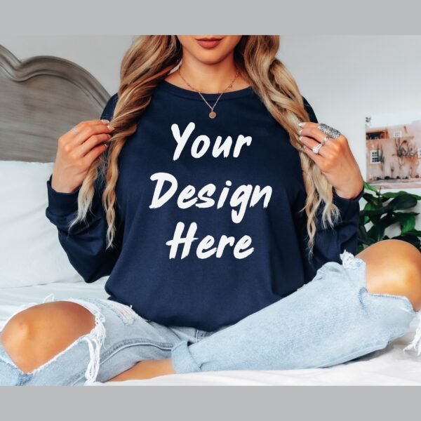 Gildan 2400 Ultra Cotton Long Sleeve — Custom Printed