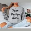Gildan 2400 Ultra Cotton Long Sleeve — Custom Printed