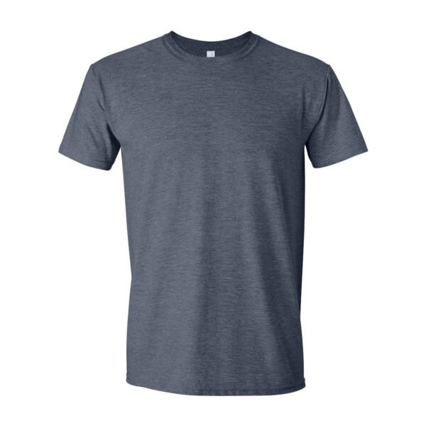 Gildan 64000 Softstyle Tee — Blank — Heather Navy