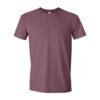 Gildan 64000 Softstyle Tee — Blank — Heather Maroon