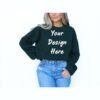 Gildan 18000 Heavy Blend Crewneck — Custom Printed — Forest Green