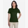 Core 365 78181 Women’s Performance Polo — Blank — Forest Core 365 78181 Women's Performance Polo — Blank