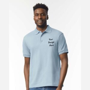 Gildan 8800 DryBlend Jersey Polo — Custom Printed