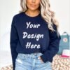 Gildan 18000 Heavy Blend Crewneck — Custom Printed
