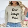 Gildan 18000 Heavy Blend Crewneck — Custom Printed