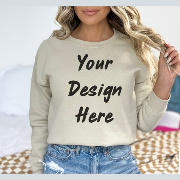 Gildan 18000 Heavy Blend Crewneck — Custom Printed