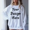 Gildan 18000 Heavy Blend Crewneck — Custom Printed