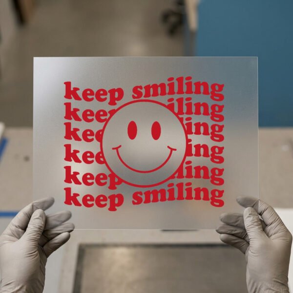Keep Smiling — Stacked Smiley