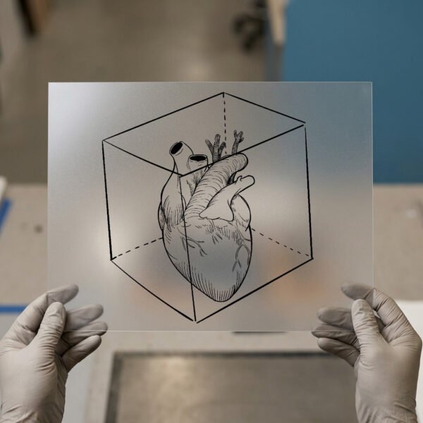 Anatomical Heart in a Cube