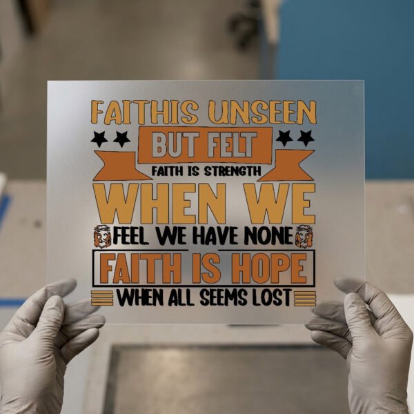 Faith Is Unseen But Felt