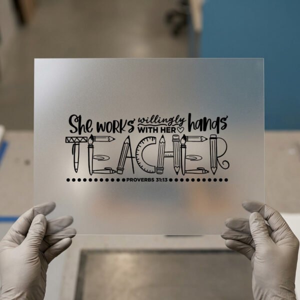 Teacher — Proverbs 31:13
