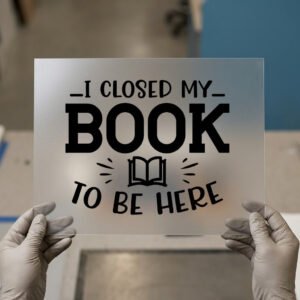 I Closed My Book to Be Here