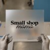 Small Shop Mama — DTF transfer, dark ink Small Shop Mama