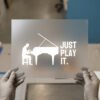 Pianist Just Play It — DTF transfer, light ink Just Play It — Pianist