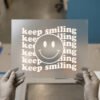 Keep Smiling — Stacked Smiley