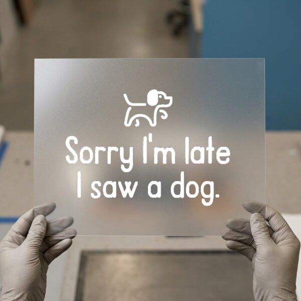 Sorry I'm Late, I Saw a Dog