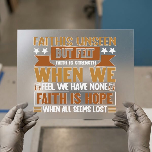 Faith Is Unseen But Felt