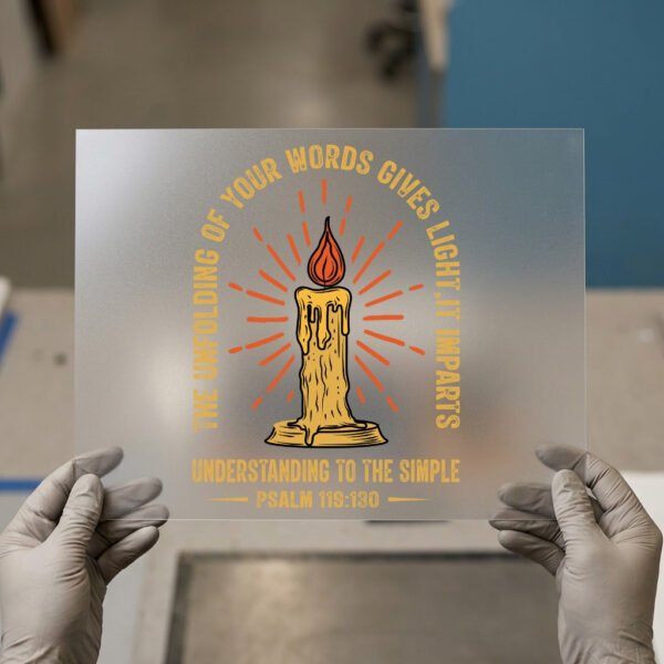 Psalm 119:130 Candle