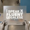 I SPEAK FLUENT LEGALESE — DTF transfer, light ink I Speak Fluent Legalese