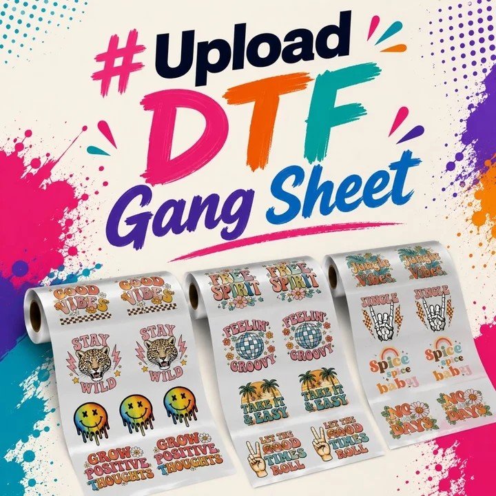 Upload a DTF gang sheet — bigger sheets, lower cost
